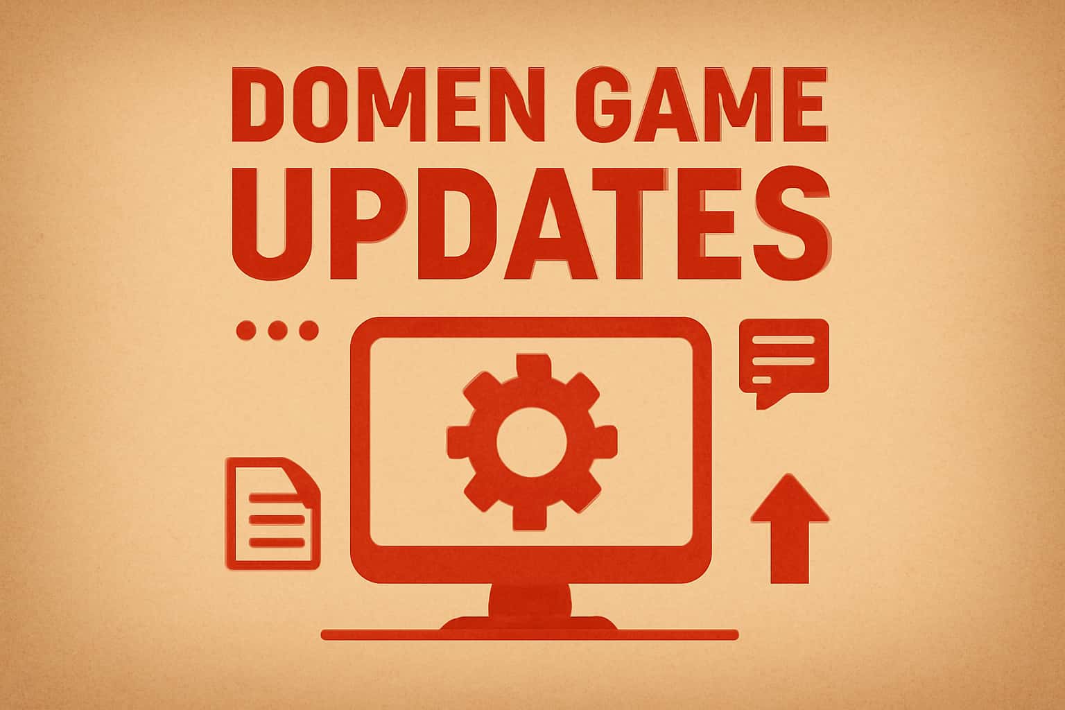 A visual representation of the latest updates for Domen Game