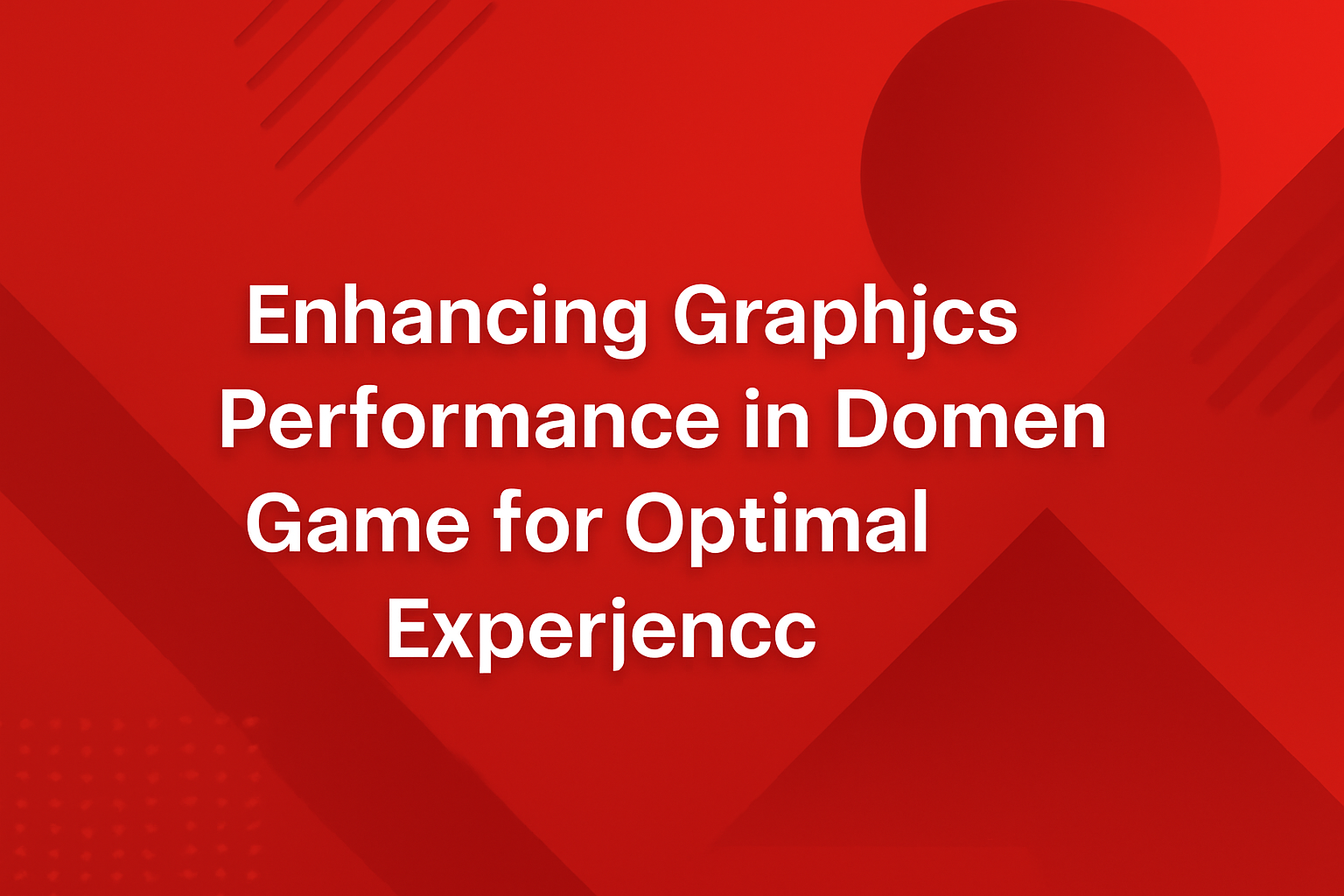 An informational representation of system requirements relevant to Domen Game, featuring the game's title.