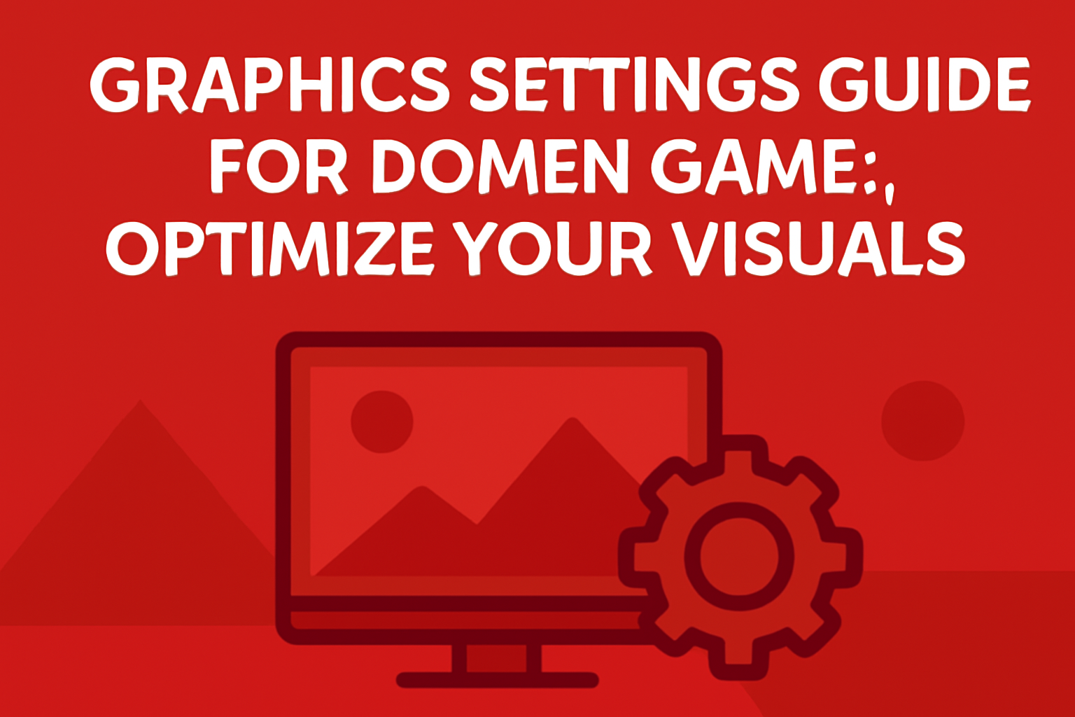 Informational scene illustrating the requirements for Domen Game.