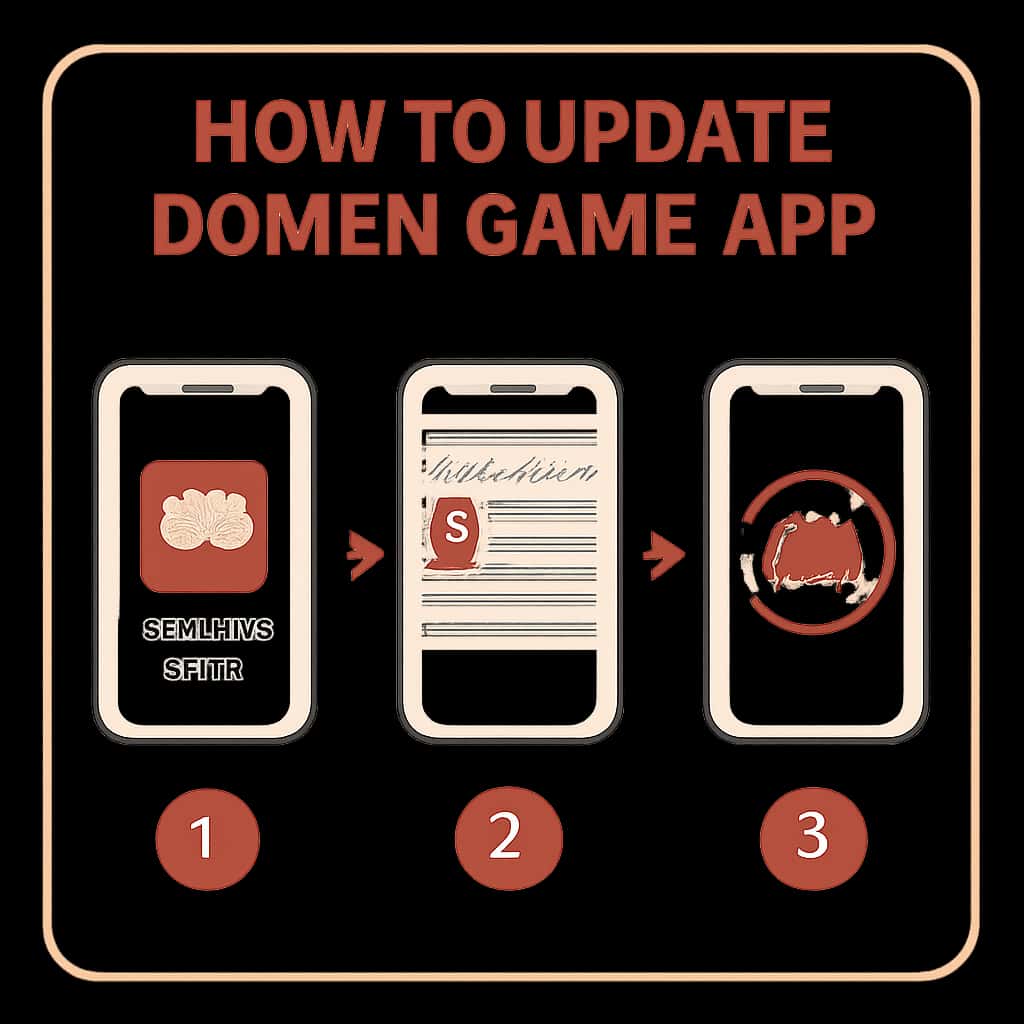 Diagram illustrating the update process for the Domen Game App.