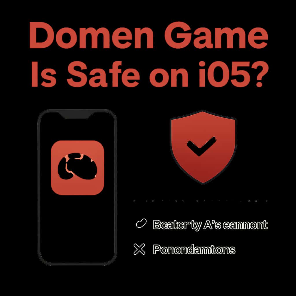 Diagram explaining safety measures for Domen Game on iOS.