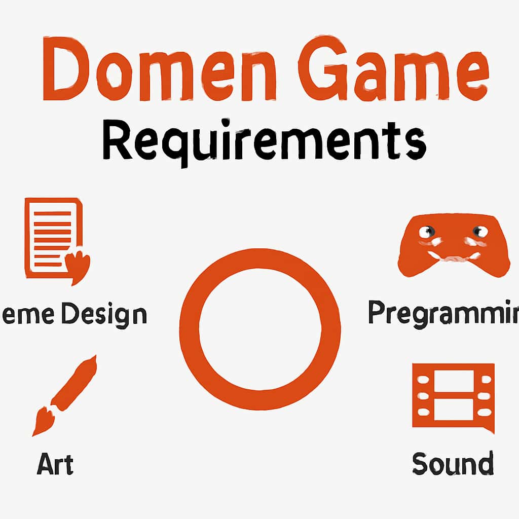 Illustration explaining the installation process of Domen Game.